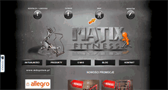 Desktop Screenshot of matix-fitness.pl